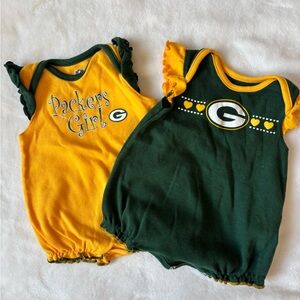 Green Bay Packers Baby Rompers 0-3 M
